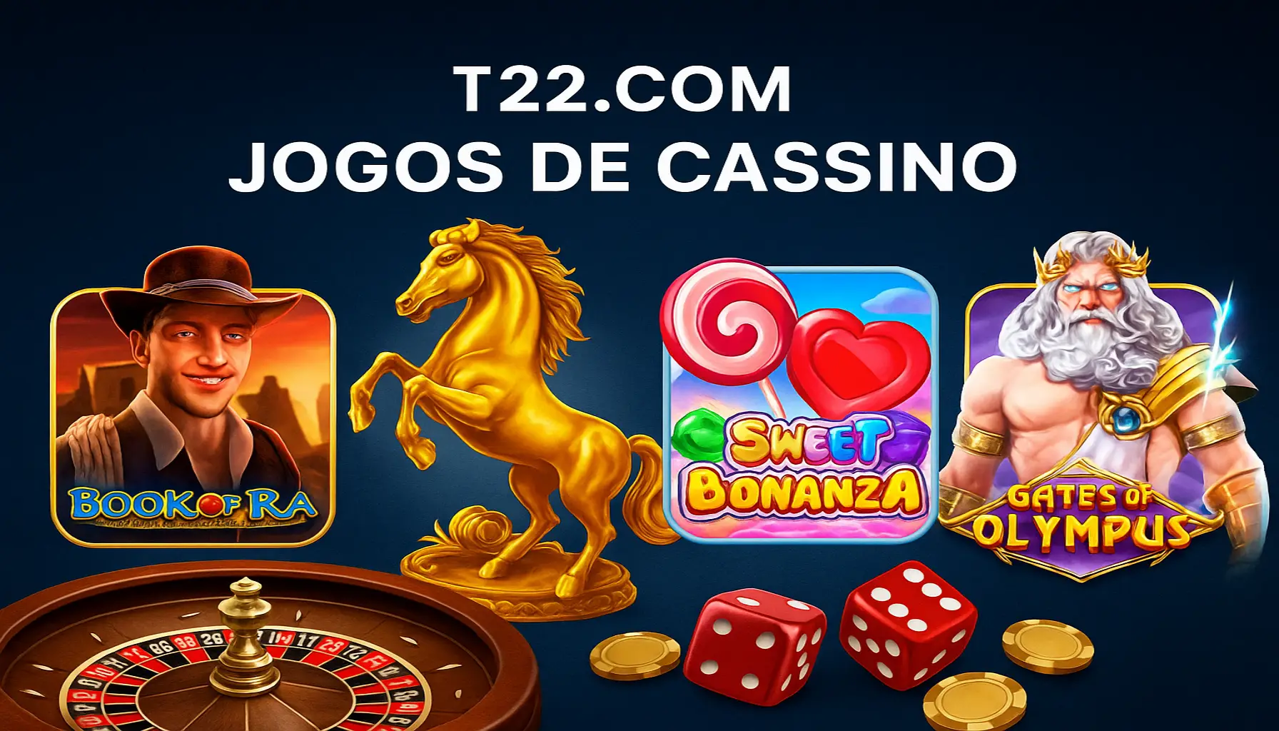 Jogos de cassino online inovadores e emocionantes na T22.COM
